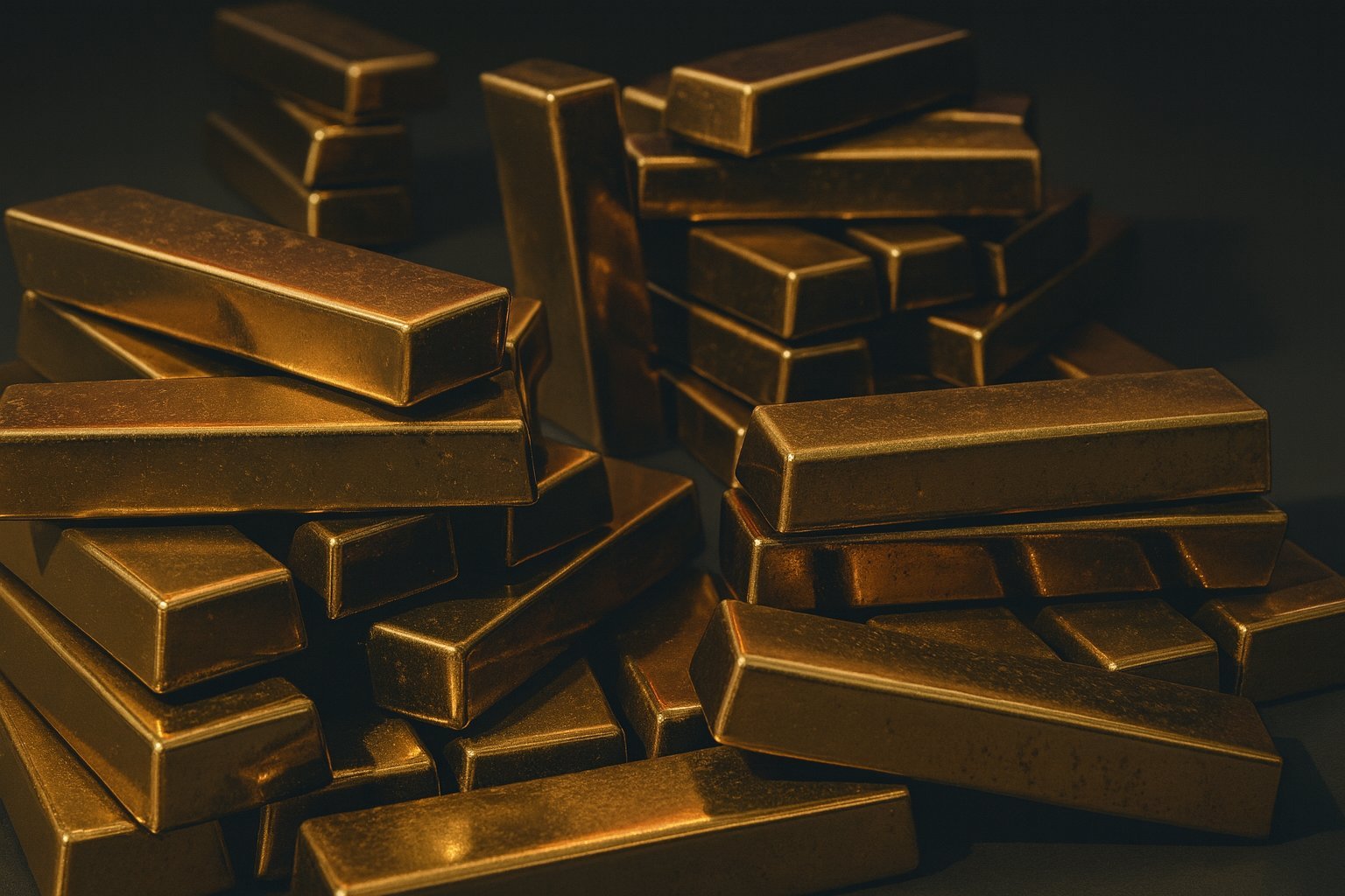 Compressed gold bars 1920x1080