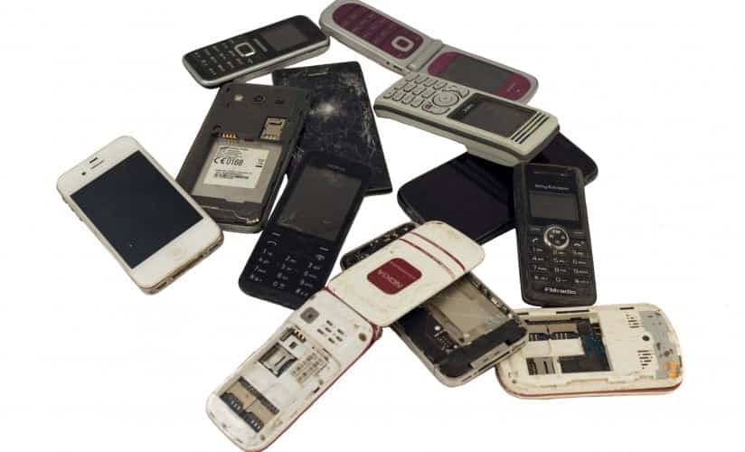 Oude mobieltjes