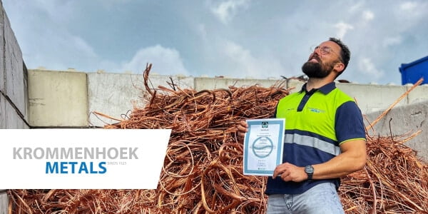 Krommenhoek Metals behaalt End of Waste certificeringen