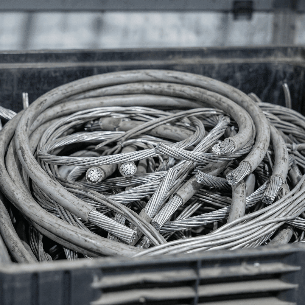 Aluminium-PVC-Kabel